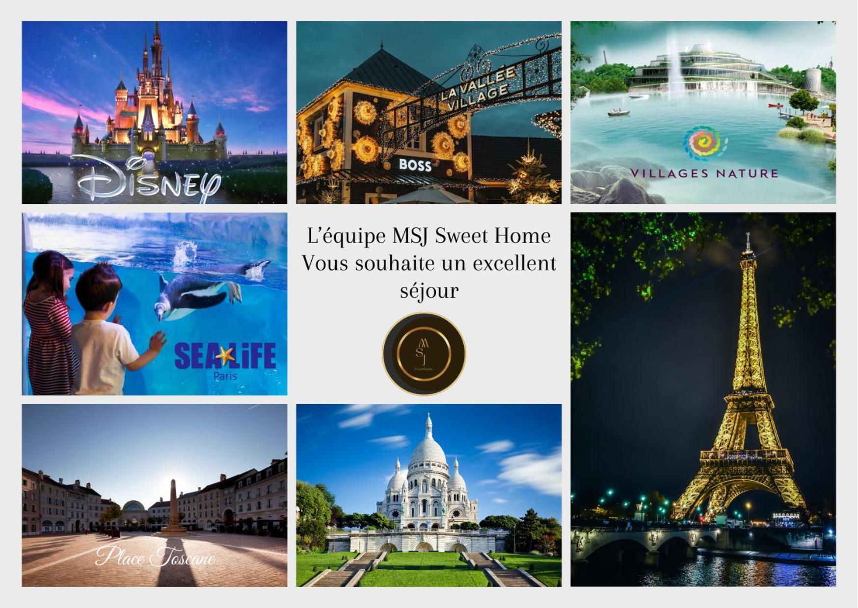 Cosy Appartement - Val D'Europe - Vallee Shopping - Disney Serris Dış mekan fotoğraf